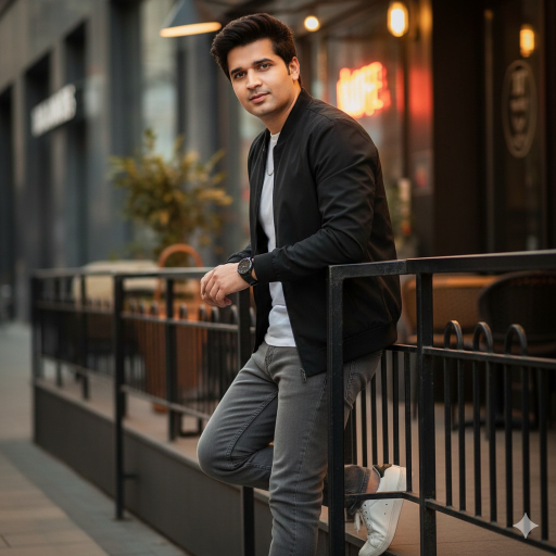 cinematic fashion portrait