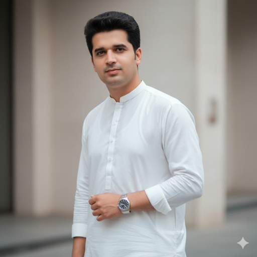 modern portrait of a young man