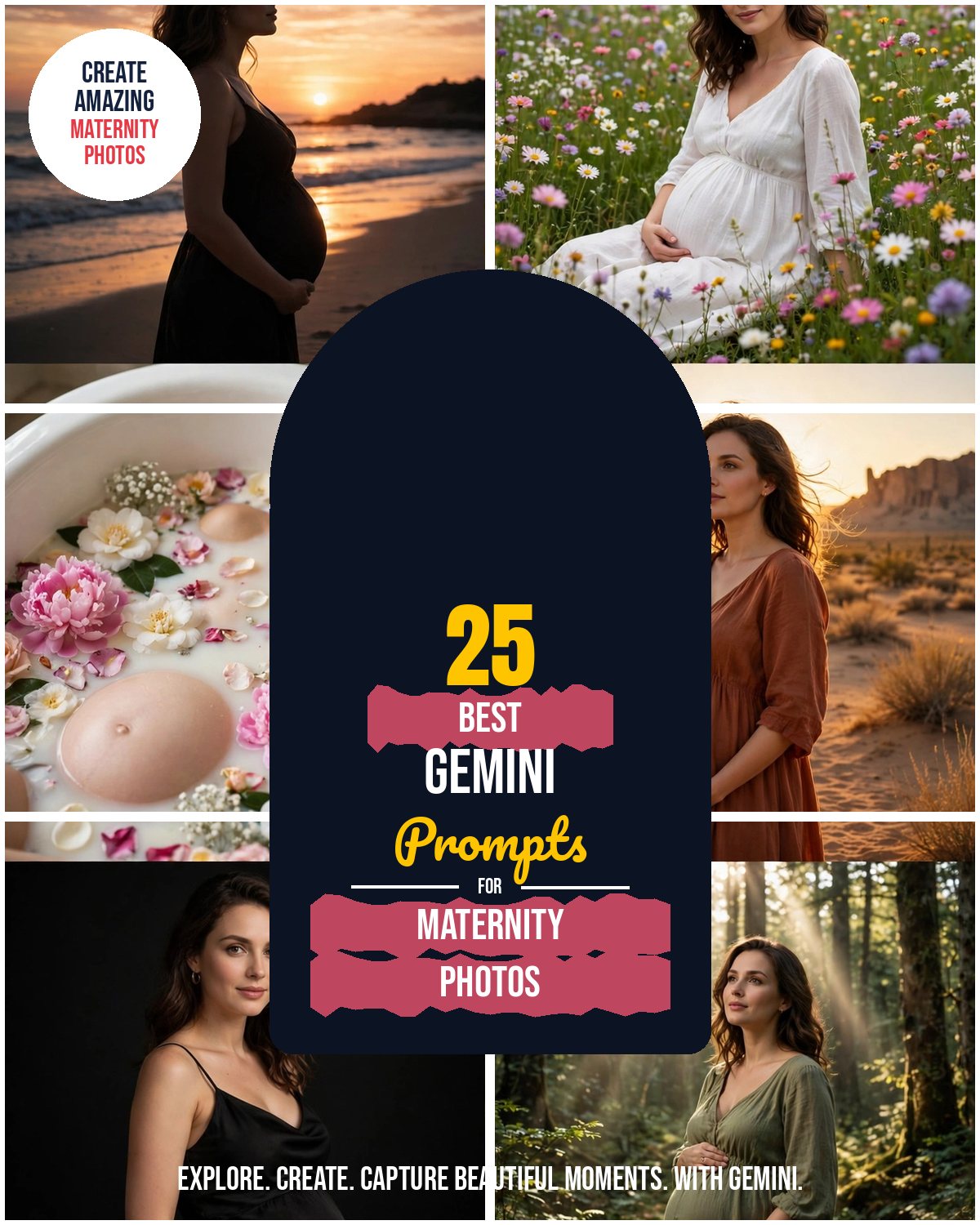 25 Best Gemini Prompts for Maternity Photos